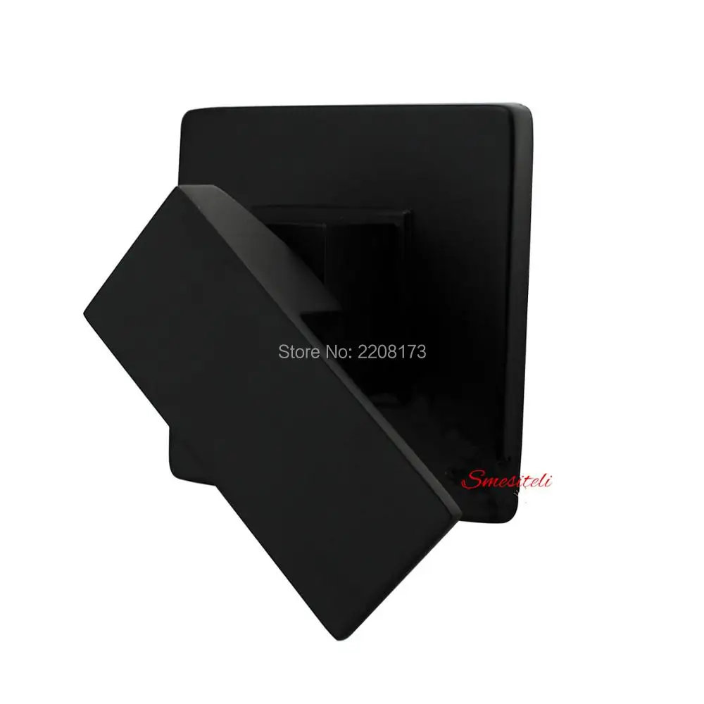 Акция от Smesiteli 5 лет гарантии однотонный латунный 8 дюймов черный матовый тонкий