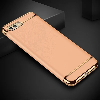 Gold Роскошный 360 Полный Чехол Покрытие чехол для телефона для huawei P20 Pro mate 20 Lite PC Матовая твердая задняя крышка для Honor 10 9 Lite чехол Coque - Цвет: Gold