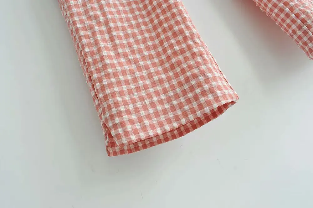 Английский стиль женские шикарные клетчатые прямые брюки с принтом длинные