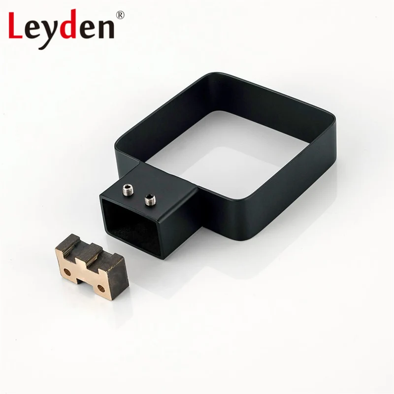 Лейден из нержавеющей стали держатель для туалетной щетки черный Туалет