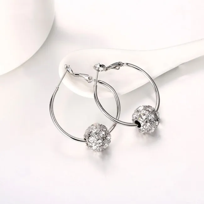 Новинка, серьги, Европейская мода, ювелирное изделие, Кристалл из Swarovski, опт, милые темпераментные серьги для женщин и женщин