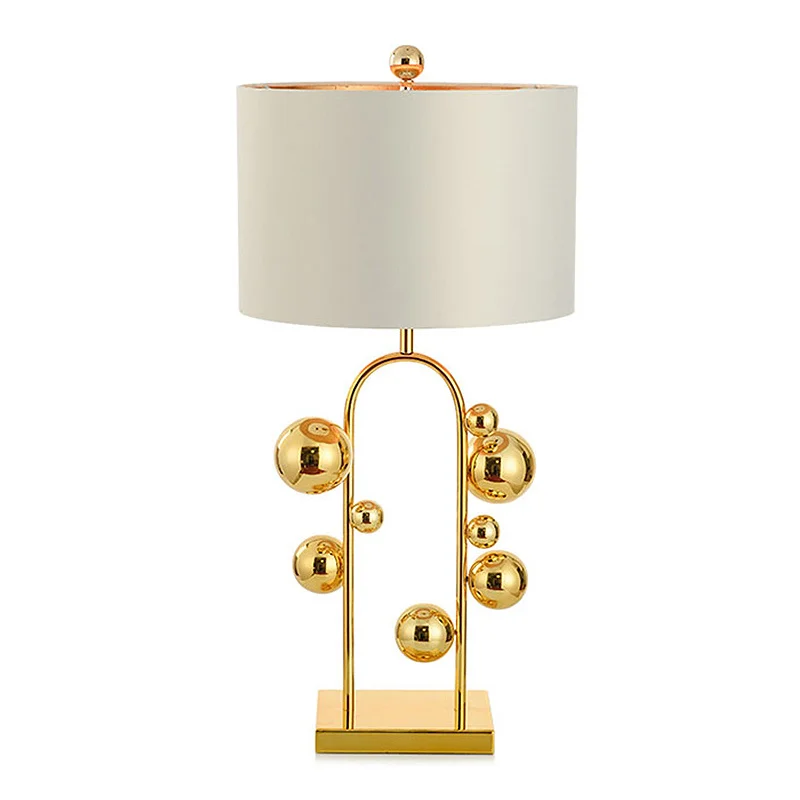 Современная настольная лампа Tiffany в стиле спальни прикроватные медные