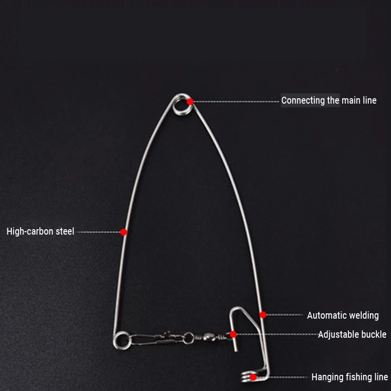 5Pcs/lot Automatic Fishing Spring Hook Stainless Steel Lazy Artifact Universal Full Speed All The Water Fishing Supplies 2019new