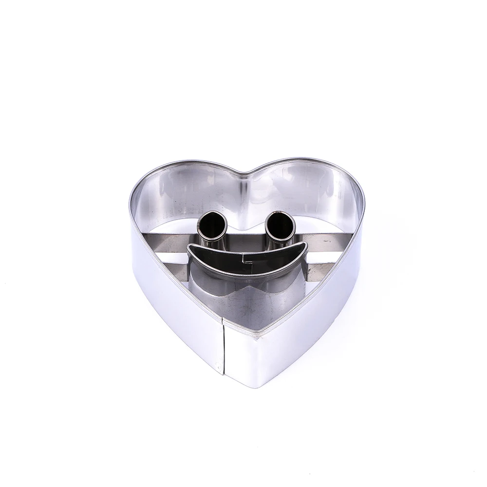 4 шт./компл. форма для резки смайлика печенья украшения торта инструменты фруктов