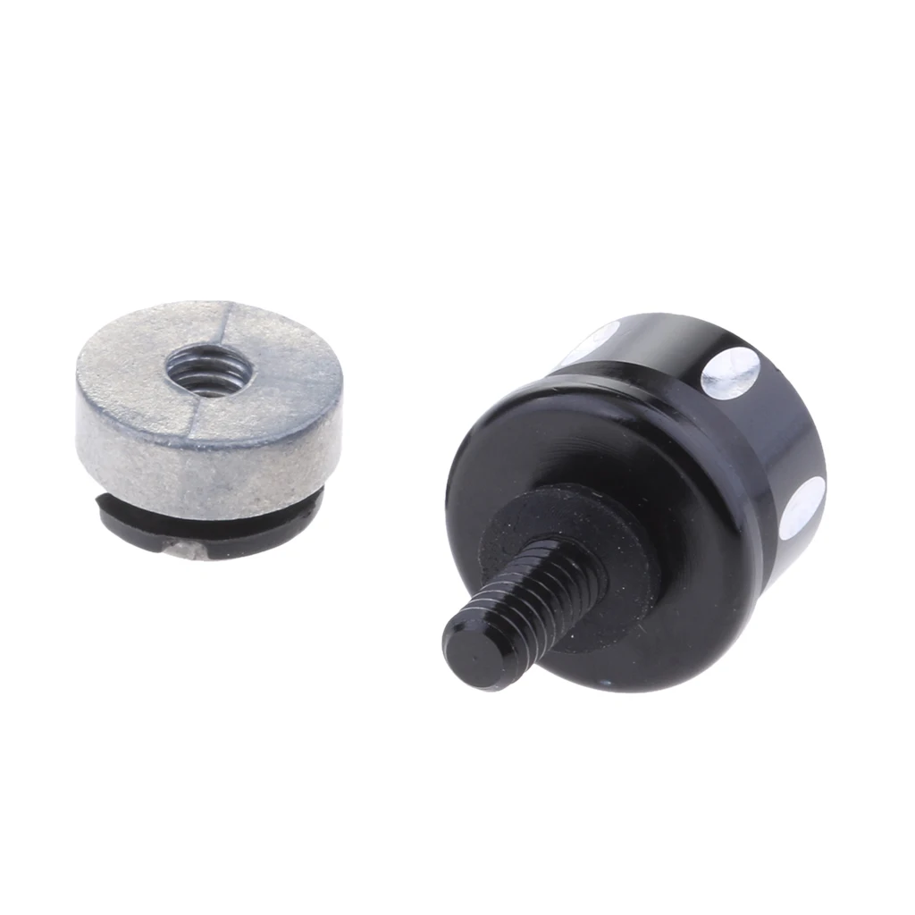 Черная Алюминиевая гайка для крепления болта на сиденье Sportster Dyna |