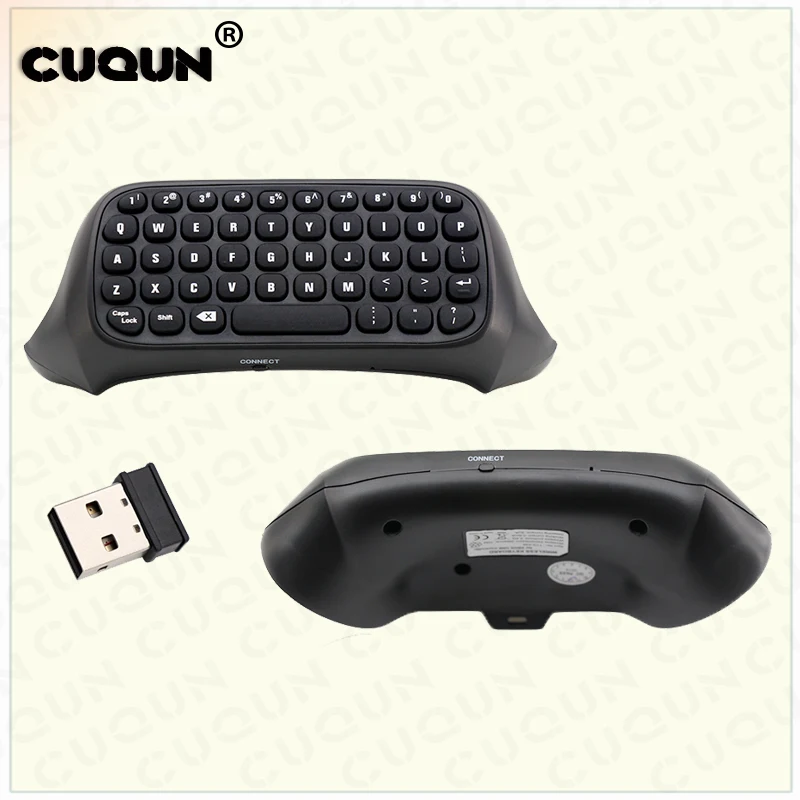 Мини 2 4G Беспроводная клавиатура с 47 клавишами Chatpad usb приемником для Xbox One тонкий