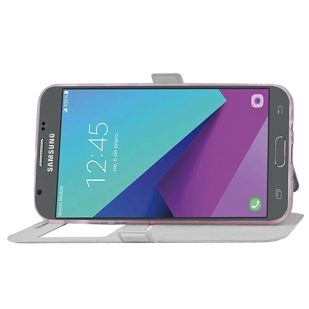 Чехол для мобильного телефона Samsung Galaxy J5 2017 J520 J520f US Flip искусственная кожа TPU