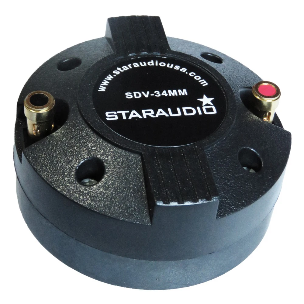 STARAUDIO 34MM 1.35&quot 2000W Powered Speaker Titanium Compression Screw-On Horn Audio DJ PA Disco Driver Tweeter SDV-34MM | Электроника