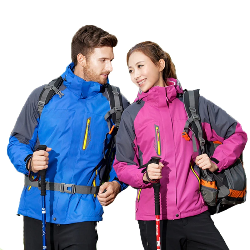 Женская и мужская водонепроницаемая лыжная куртка зимний комплект из двух