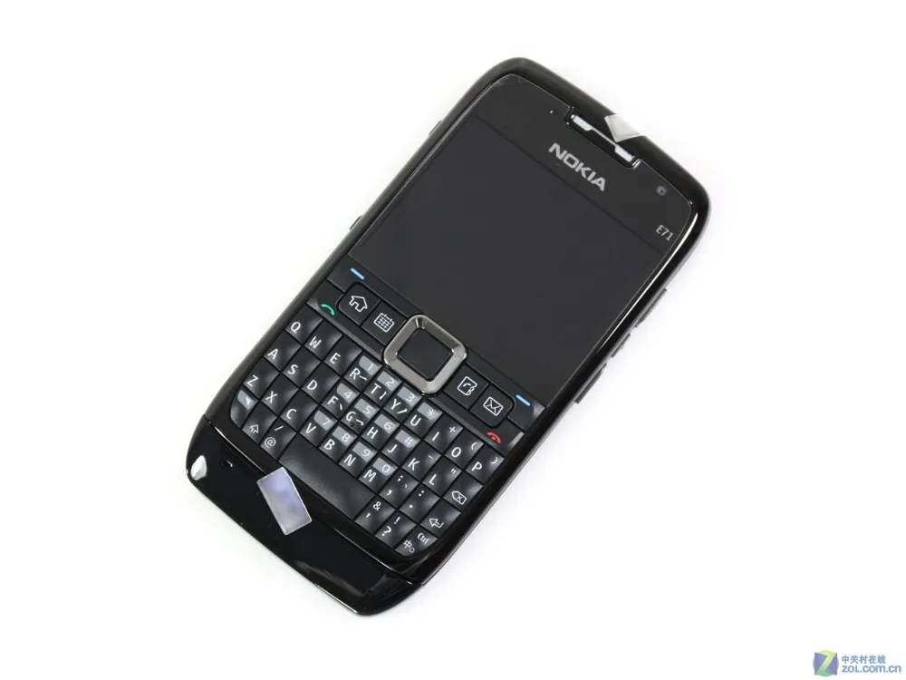 Nokia E71 QWERTY клавиатура 3.15MP Wi-Fi Symbian OS FM радио сотовый телефон Восстановленный
