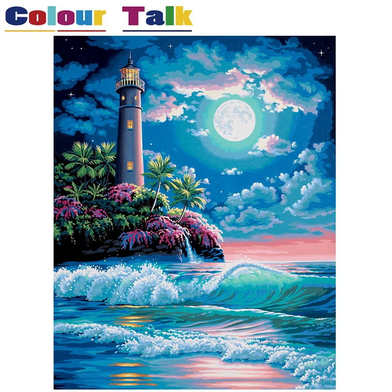 DIY живопись по номерам на холсте масляная каллиграфия для гостиной настенные