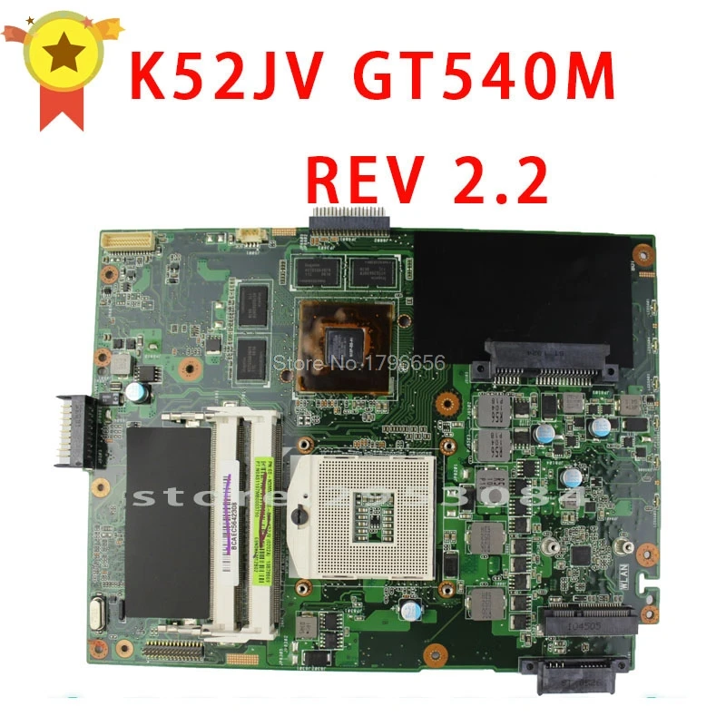 Оригинальная материнская плата для For Asus K52 K52JV онлайн покупка DDR3 8