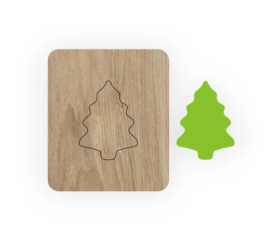 Рождественские деревянные порезы аксессуары простая рамка для дерева DIY