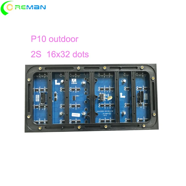 Высокая яркость P10 светодиодный дисплей модуль 2s p10 внешний con gabinete 640x640 rgb 320x320 |