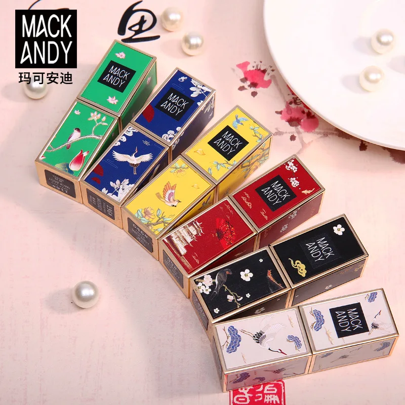 Бархатная губная помада в стиле императорского дворца 6 видов цветов для макияжа