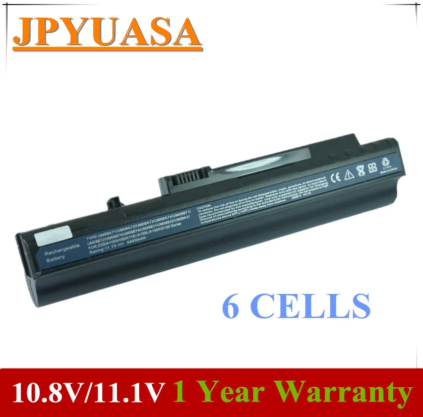 JPYUASA UM08A32 UM08A51 UM08A52 UM08A71 UM08A72 UM08A73 Батарея для acer Aspire One A110 A150 D150 D210 D250 ZG5 A110X A150X |