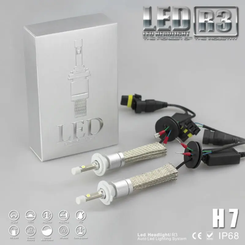 Автомобильные фары H7 H4 Led H11 H8 H9 9005/HB3 9006/HB4 5202 R3 XHP50 светодиодные чипы 80 Вт 9600LM 6500k