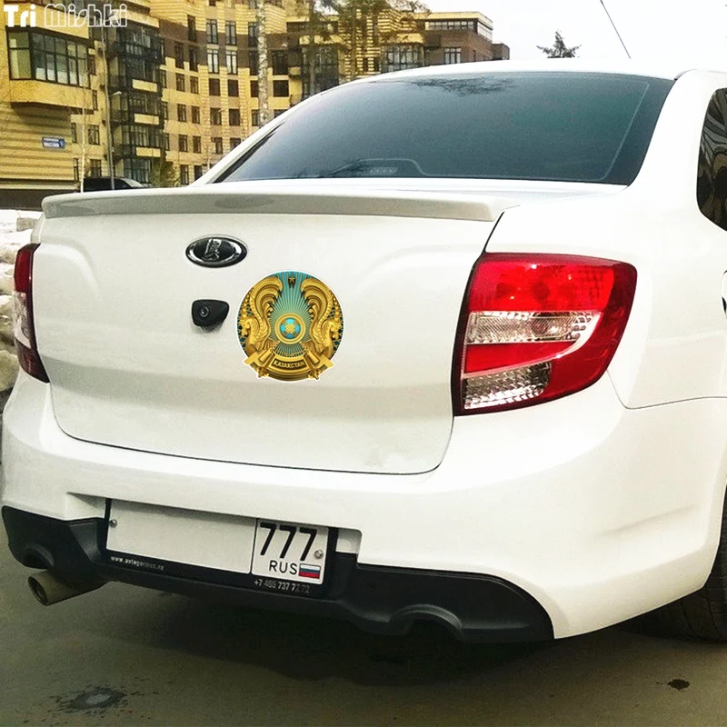 Tri Mishki WCS234 #14x14 5 см герб РК стикер автомобиля ЦВЕТАСТЫЙ Авто наклейки