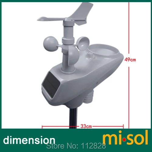 MISOL/метеостанция с портом RS485 2 жильный кабель длина кабеля (10 метров)|weather station|station