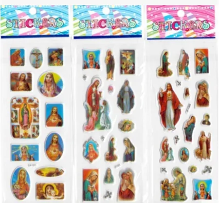 Бесплатная доставка 20 шт Иисус 3D наклейки пены Бог Любовь встреча поставка