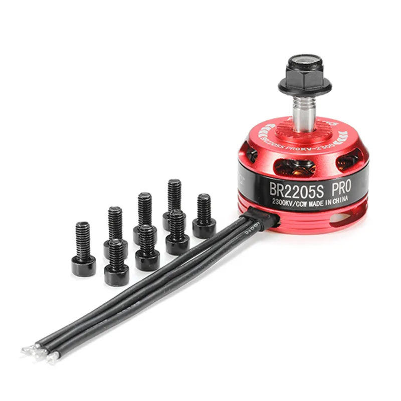 4 шт. Racerstar Racing Edition 2205 BR2205S PRO 2300KV 2 5S бесщеточный двигатель для X210 X220 250 FPV Racer RC Drone