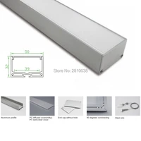 100 x 1m setslot factory supplier aluminum profile for led and al6063 u shape alu led extrusion for ceiling or pendant light