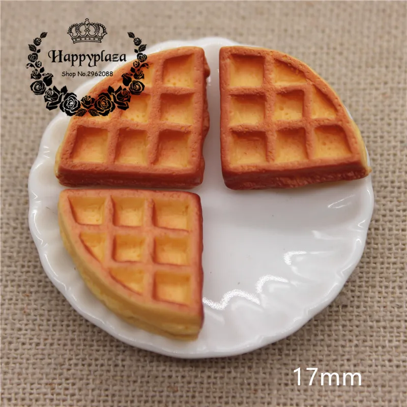 10 шт. 17 мм милые каучуковые маффины искусство еды с плоской задней стороной