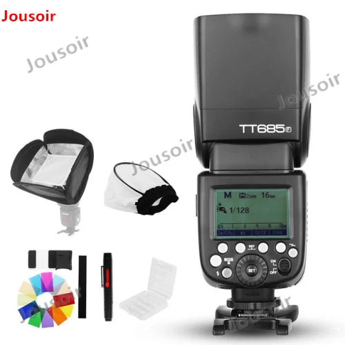Вспышка Godox TT685F для фотоаппарата F TTL HSS GN60 высокая скорость 1/8000S 2 4G фотовспышки Fuji