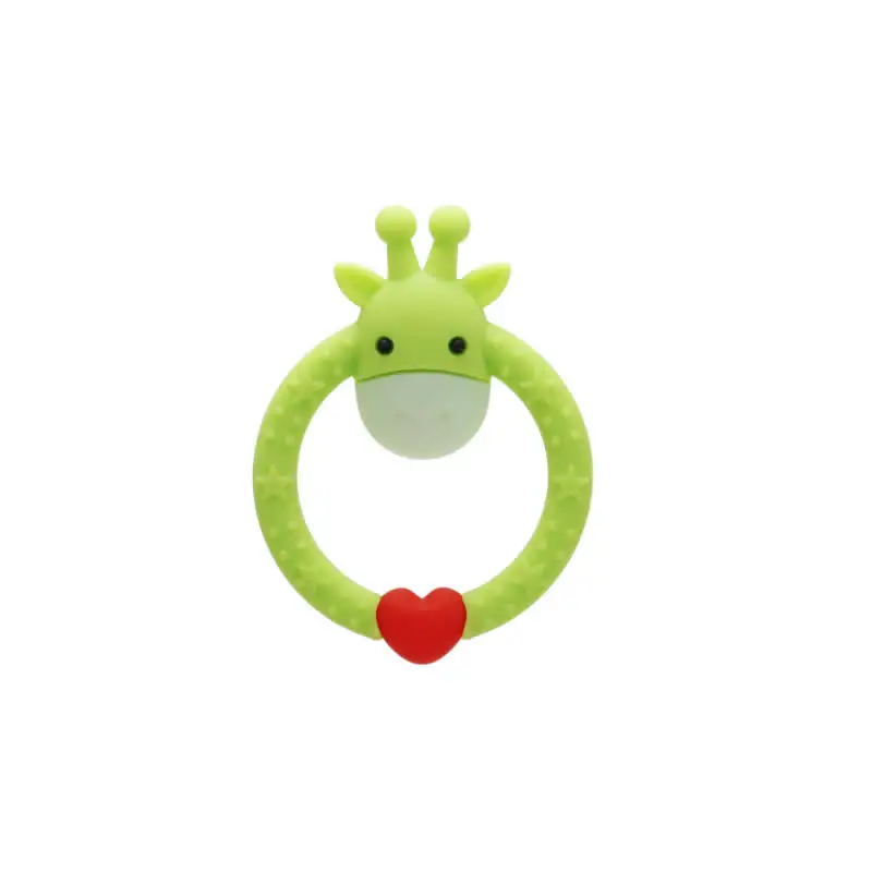 Прорезыватели для зубов круговой палевый зуб мультипликационные силиконовые