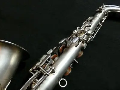 Старинные Holton серебряные альт саксофон руди Wiedoeft модель|saxophone mic|silver plated pendant