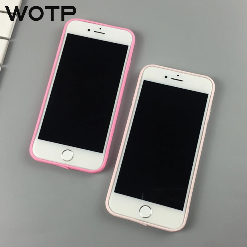 WOTP мягкий чехол для телефона ярких цветов iPhone 5 5S se 6 S 7 8 Plus X милый из