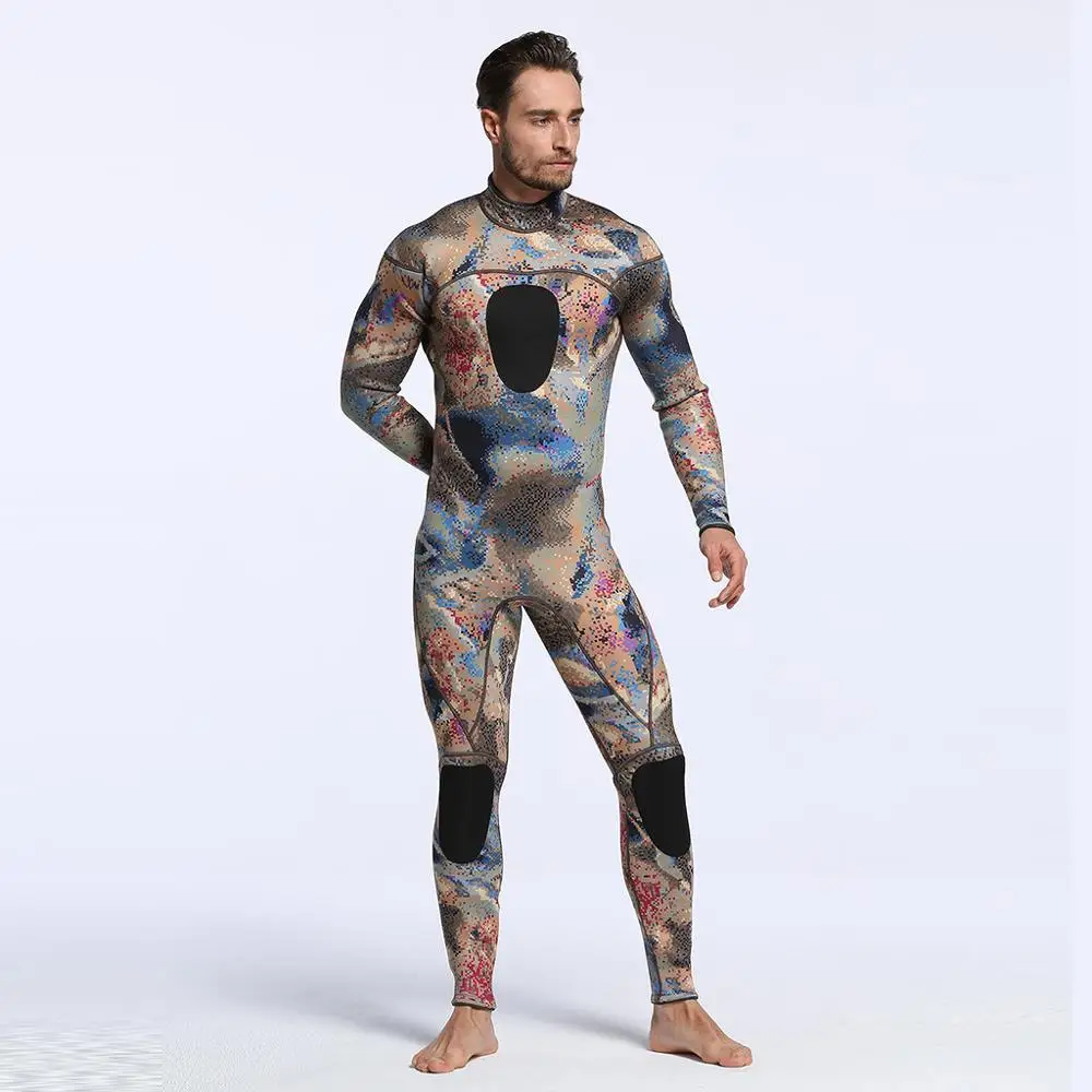 

Men Wetsuit 3mm Long Sleeved Snorkeling Jumpsuit Full Body Dive Wet Suit One-piece Swim combinaison Surf Clothing 6/12