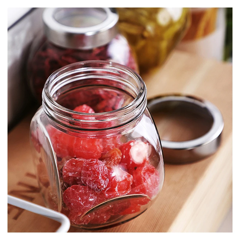 3 шт. стеклянная банка для хранения еды бутылка приправ сухофрукты чай