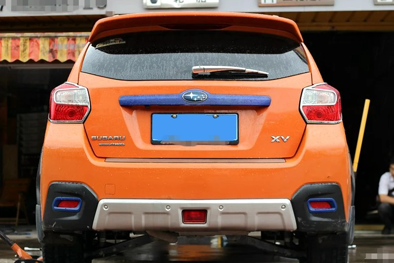 Для Subaru XV 2011 2012 2013 задний спойлер FRP Материал грунтовка Цвет спойлер автомобиля украшение в виде хвостового крыла