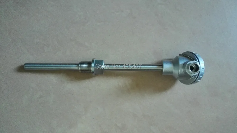 

900*750m WRN-230 K type fabricated thermocouple ,industrial temperature sensor with screw