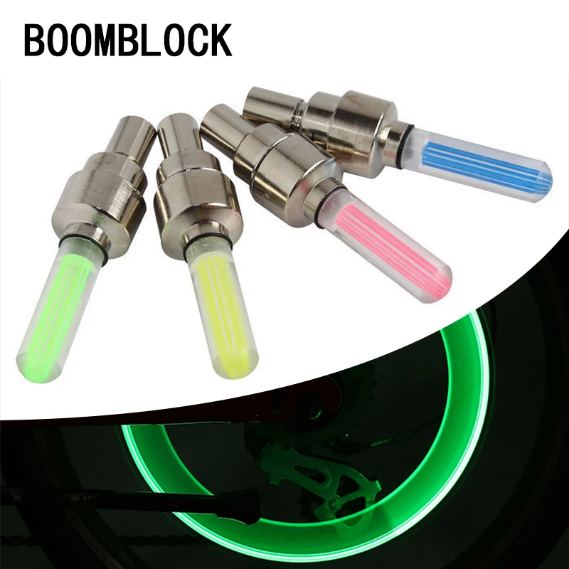 BOOMBLOCK 4 шт./компл. крутые автомобильные цветные колпачки для клапанов шин Skoda Octavia A5