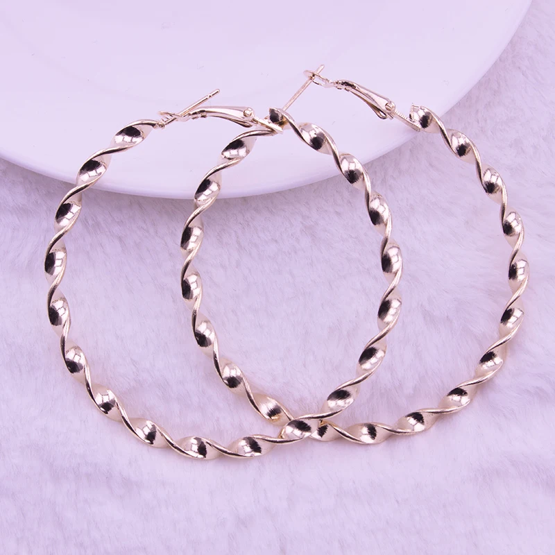 Новые Классические серьги кольца Женские Ювелирные изделия Круглые для женщин