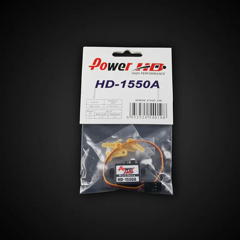 Мощность HD 1550A 5 5g микро сервопривод 1 кг Крутящий момент для RC светильник