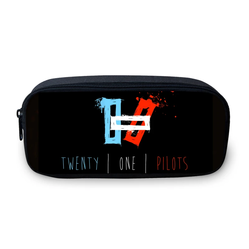 Новинка 2019 года сумка-карандаш с рисунком Twenty One Pilots для мальчиков большая