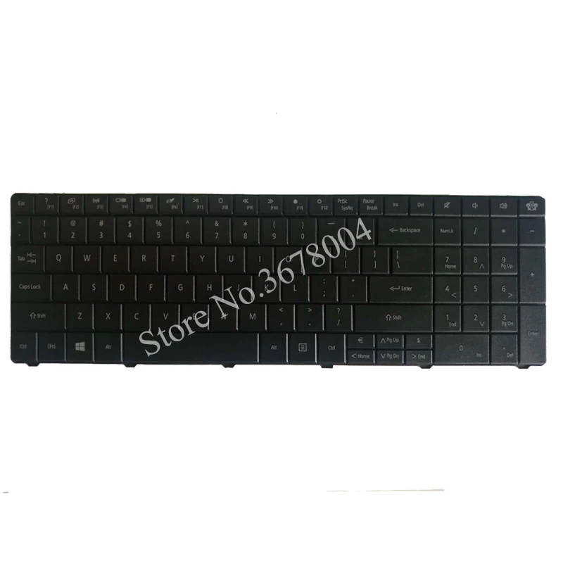 Для Packard Bell NEW90 NEW95 P5WS6 PEW72 PEW76 PEW91 PEW92 английская клавиатура для ноутбука английская черный