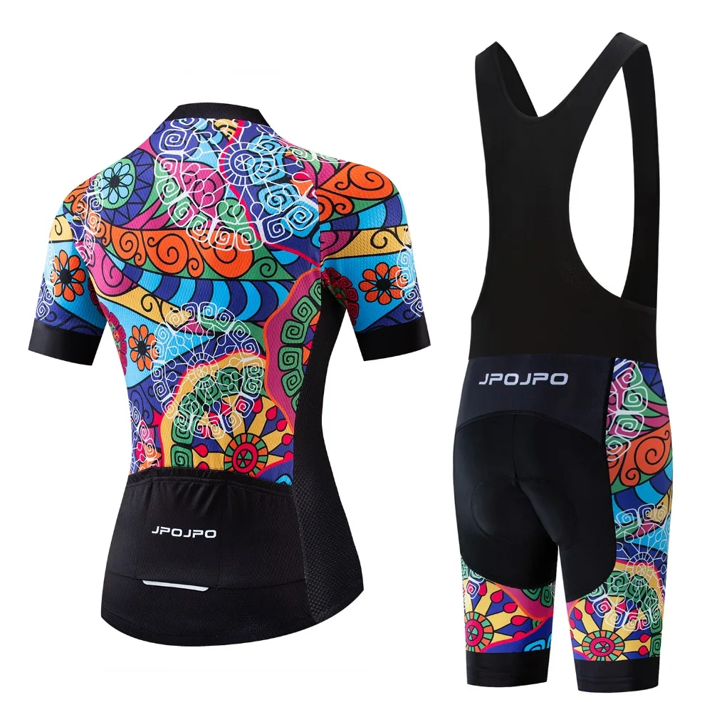 MTB велосипед Джерси нагрудник шорты набор Ropa Ciclismo maillot Женский Джерси для велоспорта велосипедный Топ рубашка Нижняя Женская одежда синий