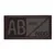 Черная зеленая Военная нашивка группы крови типа 3D вышивка патчи A+ B+ AB+ O+ положительные тактические бейджи коричневый с крюком и петлей - Color: 32