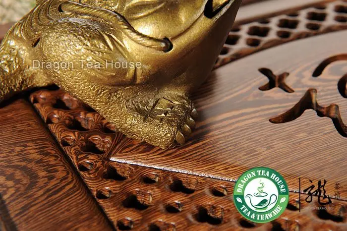 Золотая жаба на удачу с изменением цвета * настольное украшение Zisha |