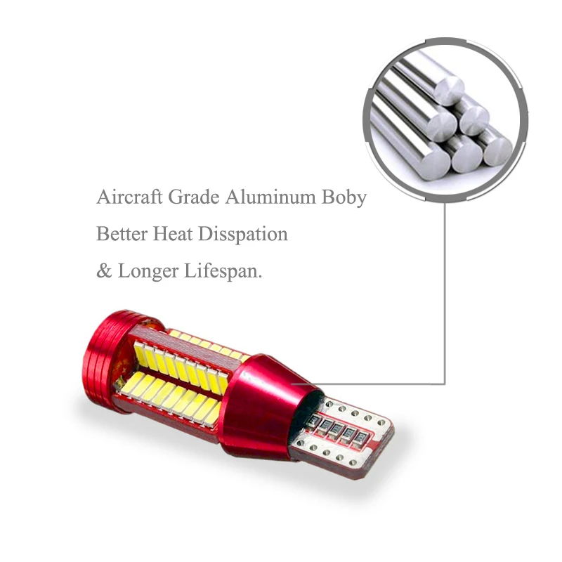 BOAOSI 1x Canbus T15 W16W 912 921 светодиодный лампы 4014 SMD супер яркий автомобиль Резервное копирование Фары заднего хода, белый цвет для Skoda Superb