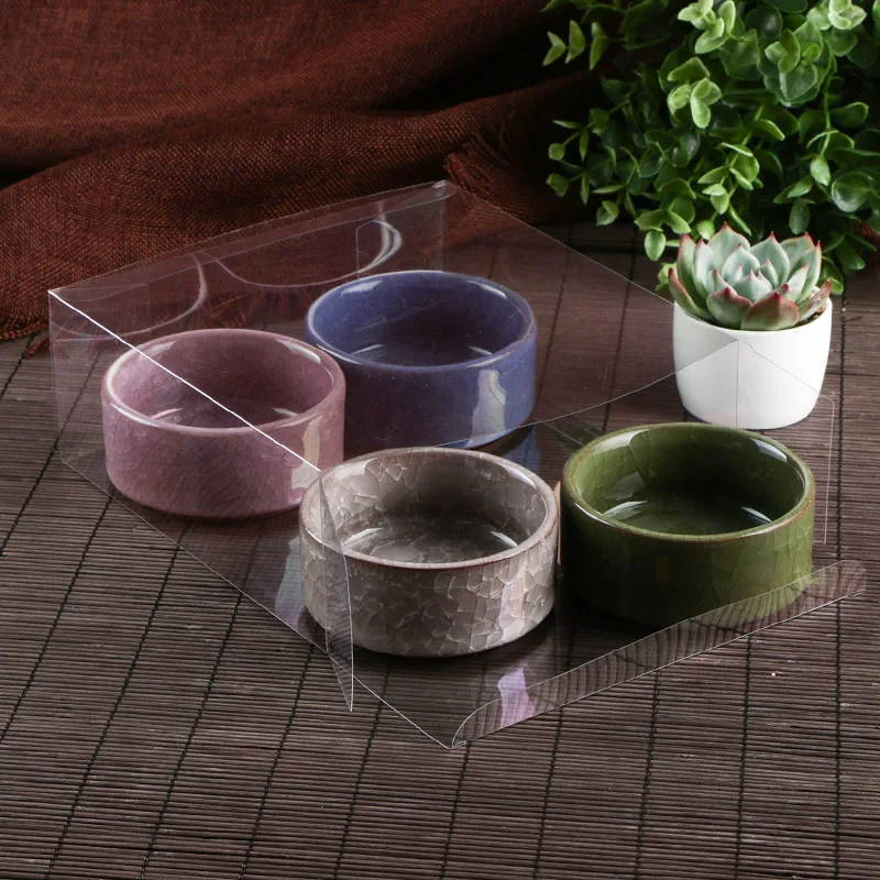 18x18x7cm BIG box PVC packaging pvc clear plastic favor boxes cube forThe cup beautiful | Дом и сад