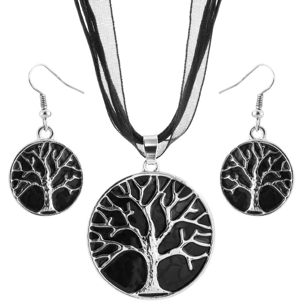 Комплект из колье и серёг с круглой подвеской|costume jewelry set|necklace earring setjewelry sets |