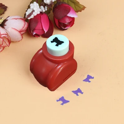 bow knot 1 шт., для детей, мини-печатная бумага, ручной формирователь для скрапбукинга, бирки, карты, ремесло, сделай сам, дырокол, резак, инструменты, разные стили, хит - Цвет: bow knot