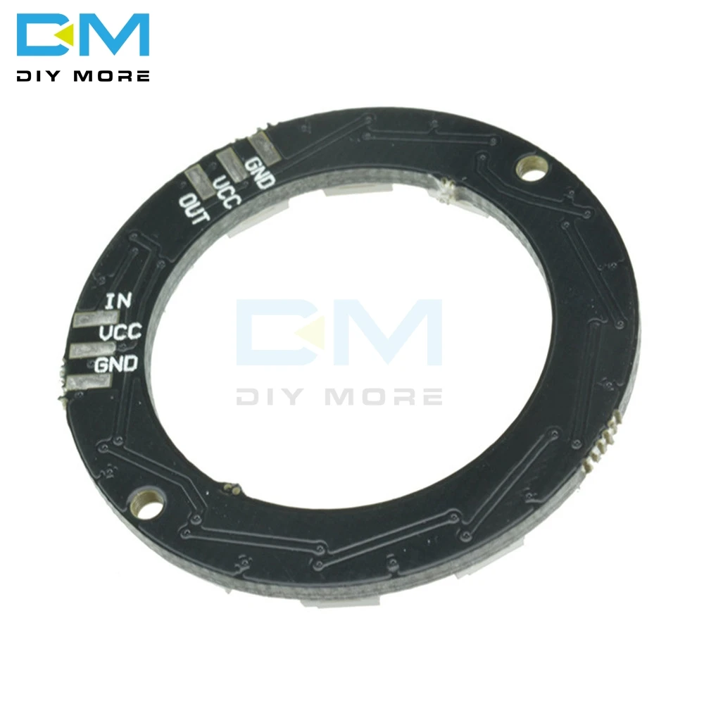 Светодиодный rgb ring 12 бит WS2812 WS2812B 5050 RGB светодиодный интегрированный драйвер