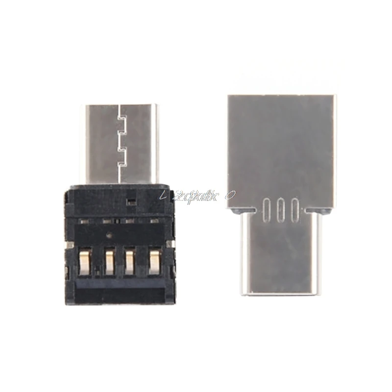 Адаптер с разъемом SIV Type C на USB OTG для флеш накопителя телефонов Samsung XiaoMi Huawei Lenove