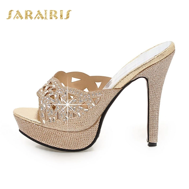 SaraIris/женские туфли на высоком каблуке с заостренным носком платформе открытым и